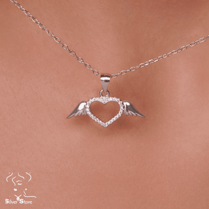 Winged heart Necklace